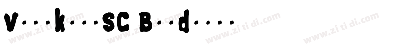 VollkornSC Bold字体转换